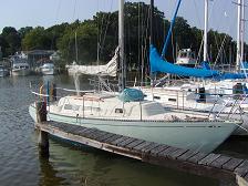 Anchor and Sail Still on Deck